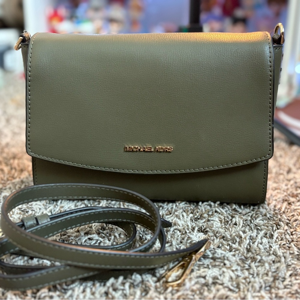 Michael Kors Olive Crossbody Bag